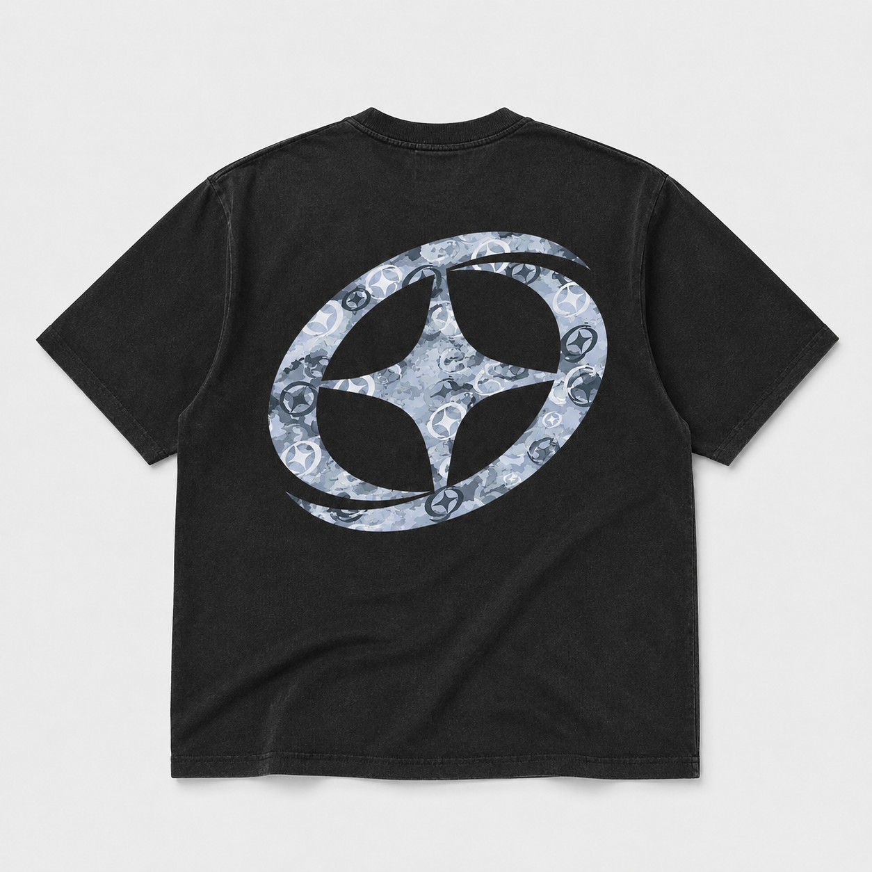 CAMO PATTERN LOGO TEE