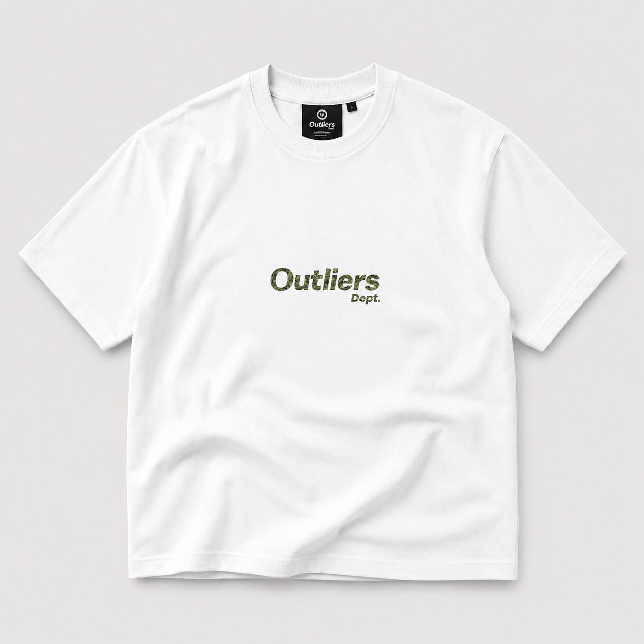 CAMO PATTERN LOGO TEE